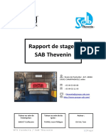 Rapport de Stage BTS Fonderie 2022