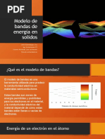 Modelo de Bandas de Energía en Solidos