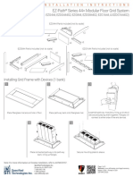 EZ Path Series 44+ Fire-Rated Pathway Modular Floor Grid Installation Sheet