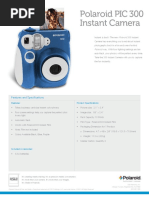 Polaroid 300 Instant Camera PIC-300B