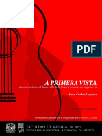 A PRIMERA VISTA - Una Propuesta para El Desarrollo La Lectura Musical en La Guitarra