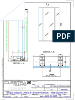 M1 - Single Offset Framed Partition