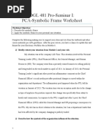 5 Symbolic Frame Worksheet