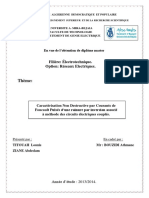 Caractérisation Non Destructive Par Courants de Foucault Pulsés D'une Rainure Par Inversion Associé À Méthode Des Circuits Électriques Couplés