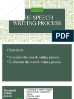 The Speech Writing Process