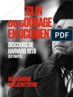 Alexandre Soljénitsyne - Le Déclin Du Courage