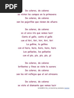 Canciones Infantiles Letras