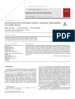 Assessing Preservice Elementary Teachers' Conceptual Understanding