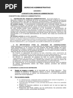 Leccion 1, CONCEPTO DEL DERECHO ADMINISTRATIVO