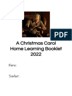 A Christmas Carol Home Learning Booklet