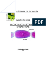 Apunte Vacuolas y Sustancias Ergásticas