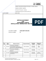 DOD-MST-INS-003 Insta. & Testing of Inst. Cables-Rev-0