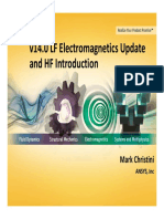 Electromagnetic and Electromechanical Product Update14-0