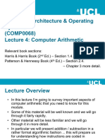 COMP0068 Lecture4 Computer Arithmetic