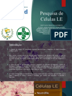 HEMATOLOGIA Pesquisa de Células LE