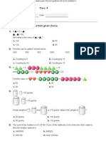 Math Olympiad Class 5 Sample Paper