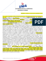 Acta de Integración de La Comisión de Seguridad e Higiene