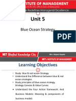 Unit 5 REd and Blue Ocean Startegy