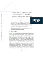 Octonionic Planes and Real Forms of G2, F4 and E6