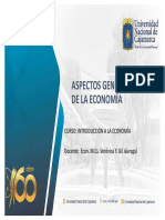 Aspectos Generales de La Economía