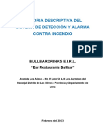 Memoria Alarma Contra Incendio Detector de Humo