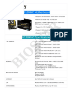 Biostar H110MHC Spec