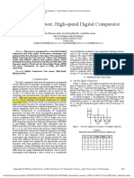 Ultra Low-Power High-Speed Digital Comparator 1