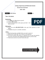 FINAL Exam End of Geology 2016 (1) With Answer