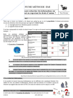 Fiche MÃ©thode Recherche Informations