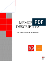 Memoria Descriptiva Quimica