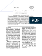 Characterizing A Heterogeneous Aquifer by Derivative Analysis of Pumping and Recovery Test Data