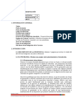 Formulario de Presentación