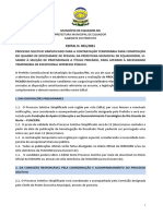 Processo Seletivo Simplificado - 001 - 2021 - 0000001