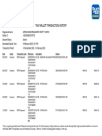 TNG Ewallet Transactions