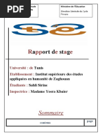 Rapport de Stage 2éme Année