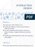 Chapter 1 INTERACTION DESIGN