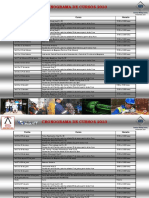 Cronograma de Cursos 2023 - Web