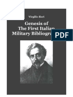 ILARI Virgilio. Genesis of The First Italian Military Bibliography