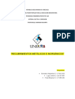 Recubrimientos Metalicos Inorgsanicos y Genericos