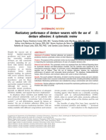 Masticatory Performance of Denture Wearers With The Use of Denture Adhesives A Systematic Review