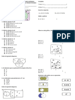 Segunda Evaluación de Matemáticas Primer Periodo Grado Quinto.