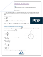 Gravitation All Derivations