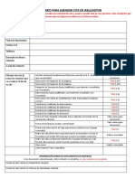 Formulario Cita Wellington M S de Una Persona Varios TR Mites