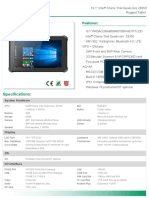 TABLET Industrial - SENSYCAL - Specs