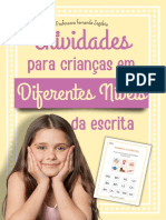 Atividades para Diferentes Hipóteses Da Escrita