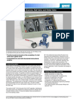 Assembly Exercise: Ball Valve and Globe Valve: Page 1/3 01/2007