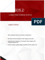 Unit 2-Lesson 2 (Computer Power Supply) )