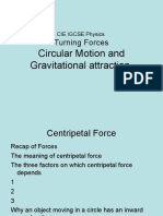 CIE IGCSE Physics Circular Motion and Gravitational Attraction