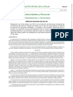 II - Autoridades y Personal: Boletín Oficial de La Rioja