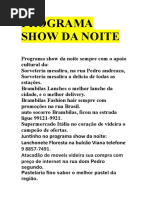 Programa Show Da Noite